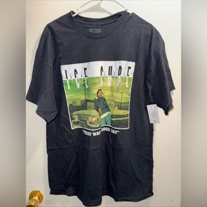 Black Graphic Tee - Ice Cube Design